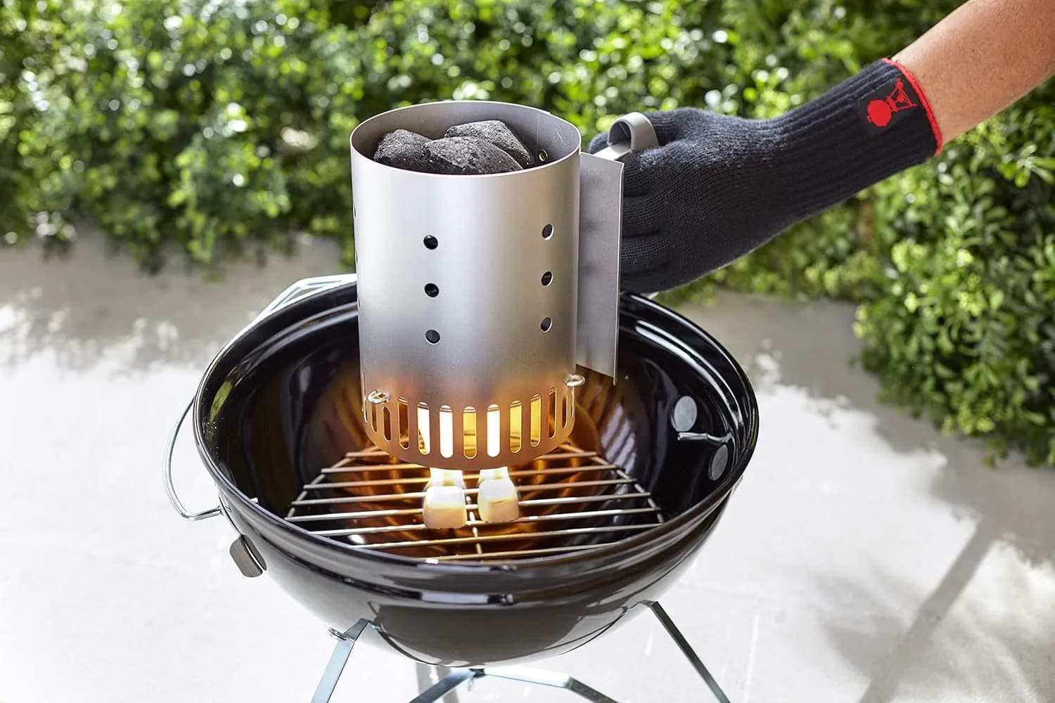 Weber Chimenea de Encendido Rapidfire Pequeña