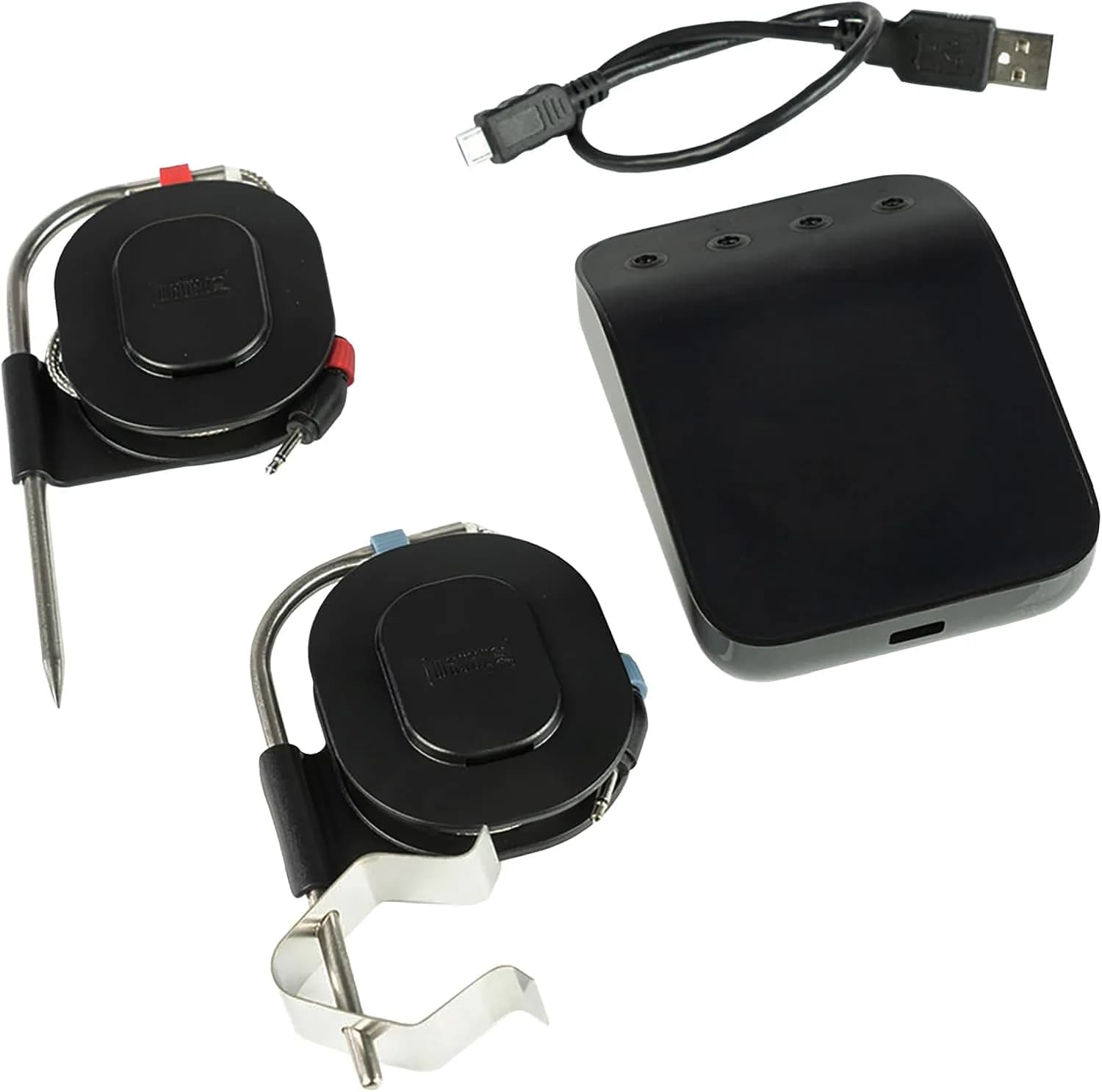 Weber Connect Smart Grilling Hub, termómetro inteligente con Bluetooth y WLAN, control en el dispositivo o mediante la a (vista 2)