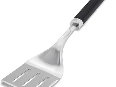 Espátula Weber Precision 6769 en acero inoxidable con mango antideslizante (vista 1)
