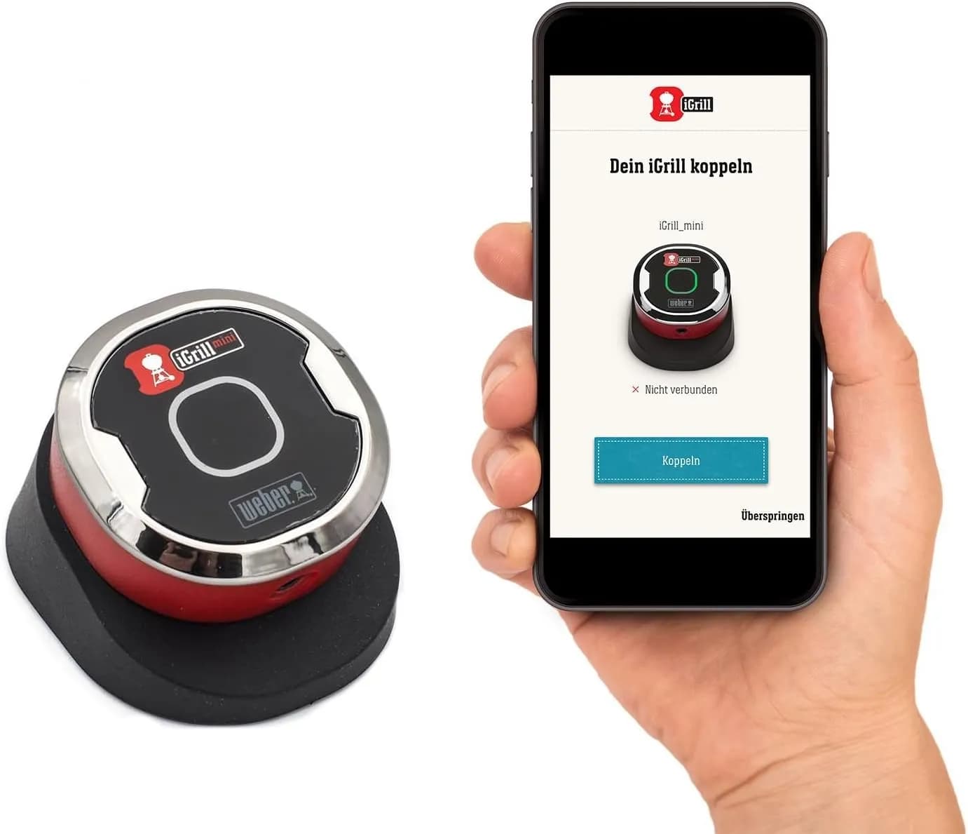Weber iGrill 3 — Termómetro Inteligente Bluetooth (Genesis II / Spirit II)