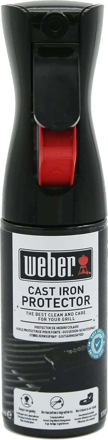 Weber Protector de hierro fundido 200ml, pulverización fina, protege las parrillas y otros elementos de hierro (vista 4)