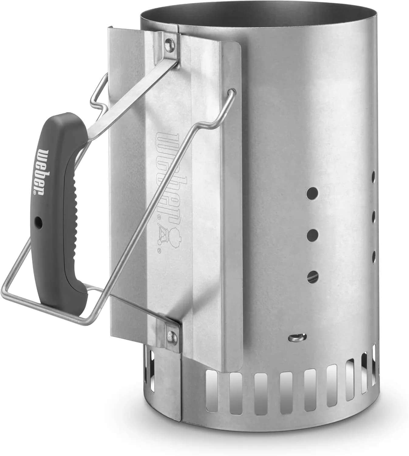 Weber Set Chimenea de Encendido + 2 kg Briquetas + 6 Pastillas