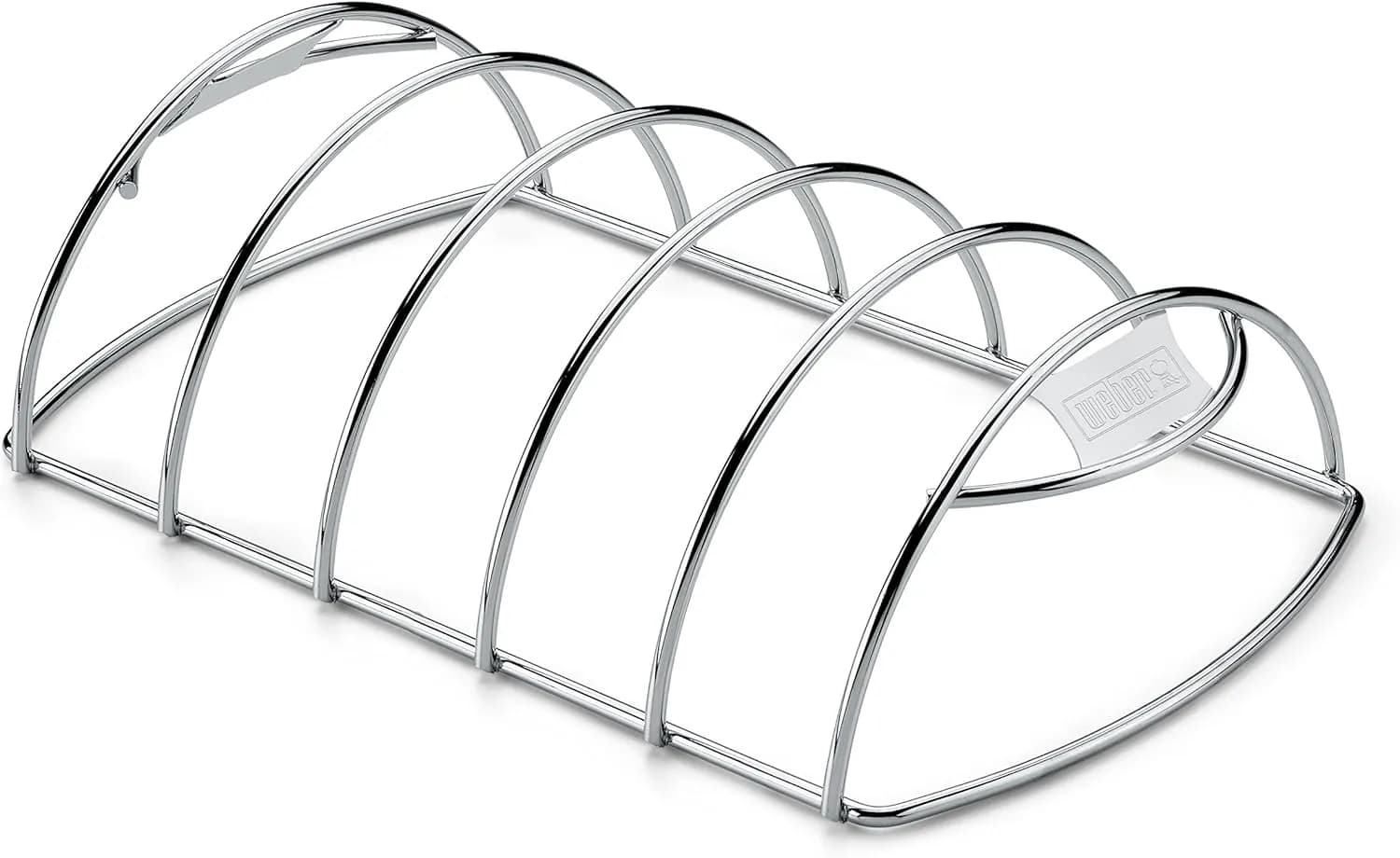 Soporte para costillas Weber 6605 en acero inoxidable antiadherente para 5 costillares (vista 1)