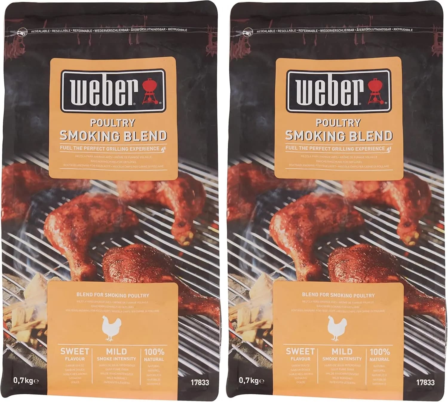 Weber virutas de manzano para ahumar 700 g