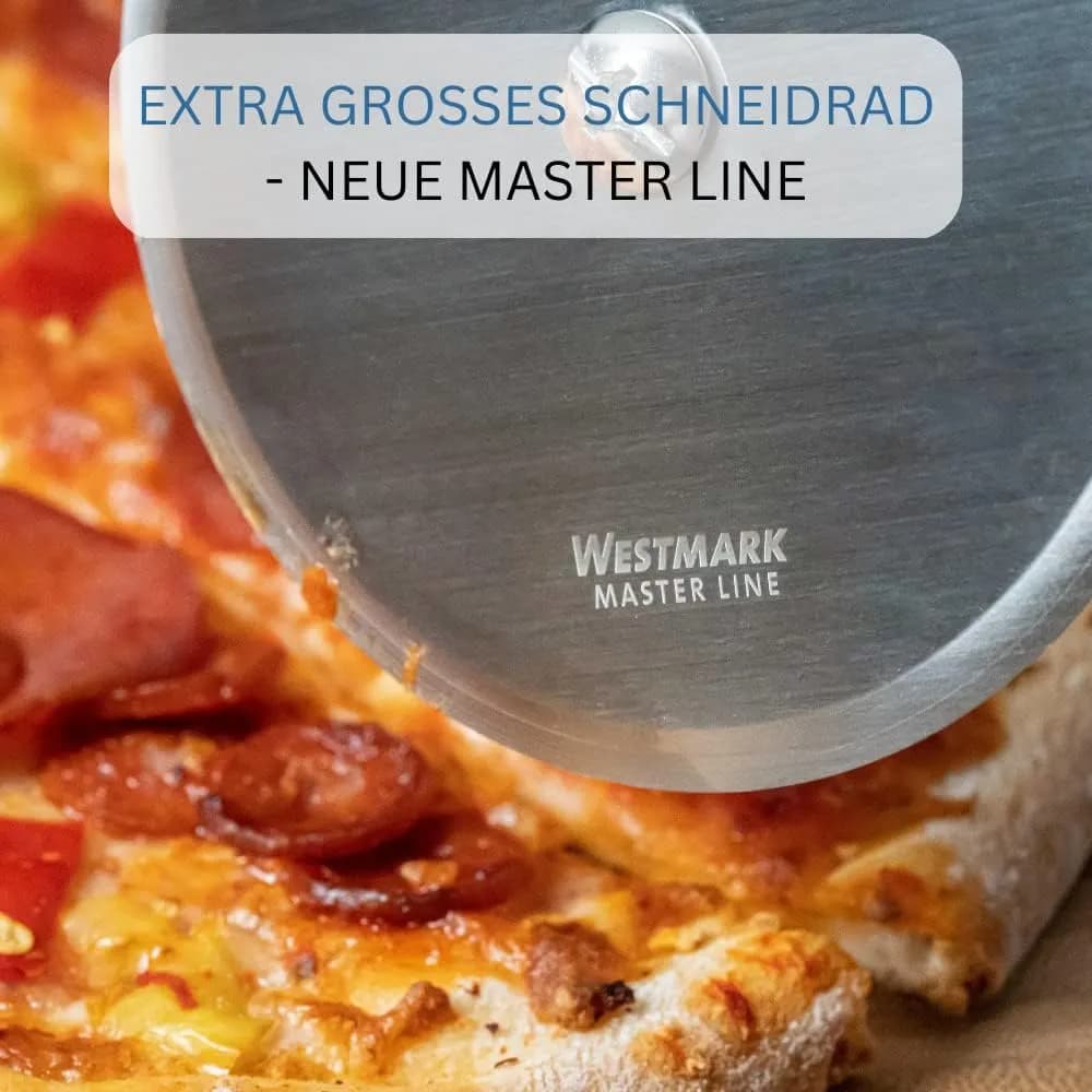 Westmark Cortapizzas Profesional de Rueda XXL (ø 10 cm)