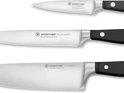 Wüsthof Classic set 3 cuchillos (cocinero + jamonero + pelar)