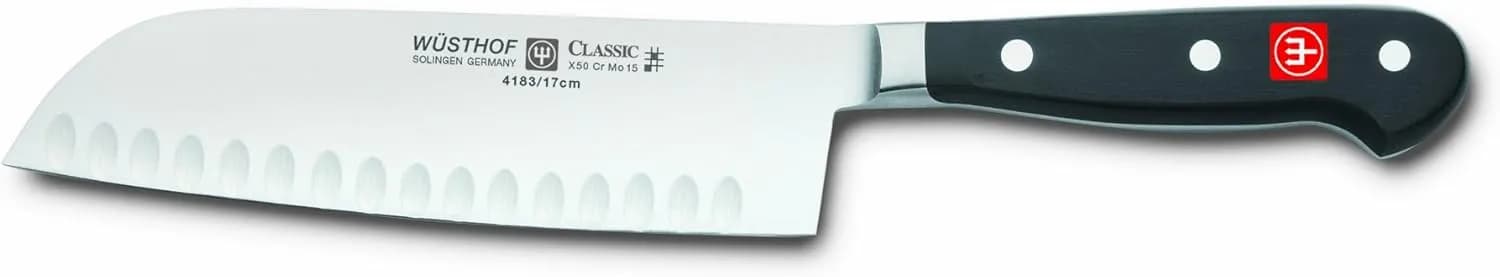 Wüsthof Classic Cuchillo Santoku Alveolado 17 cm