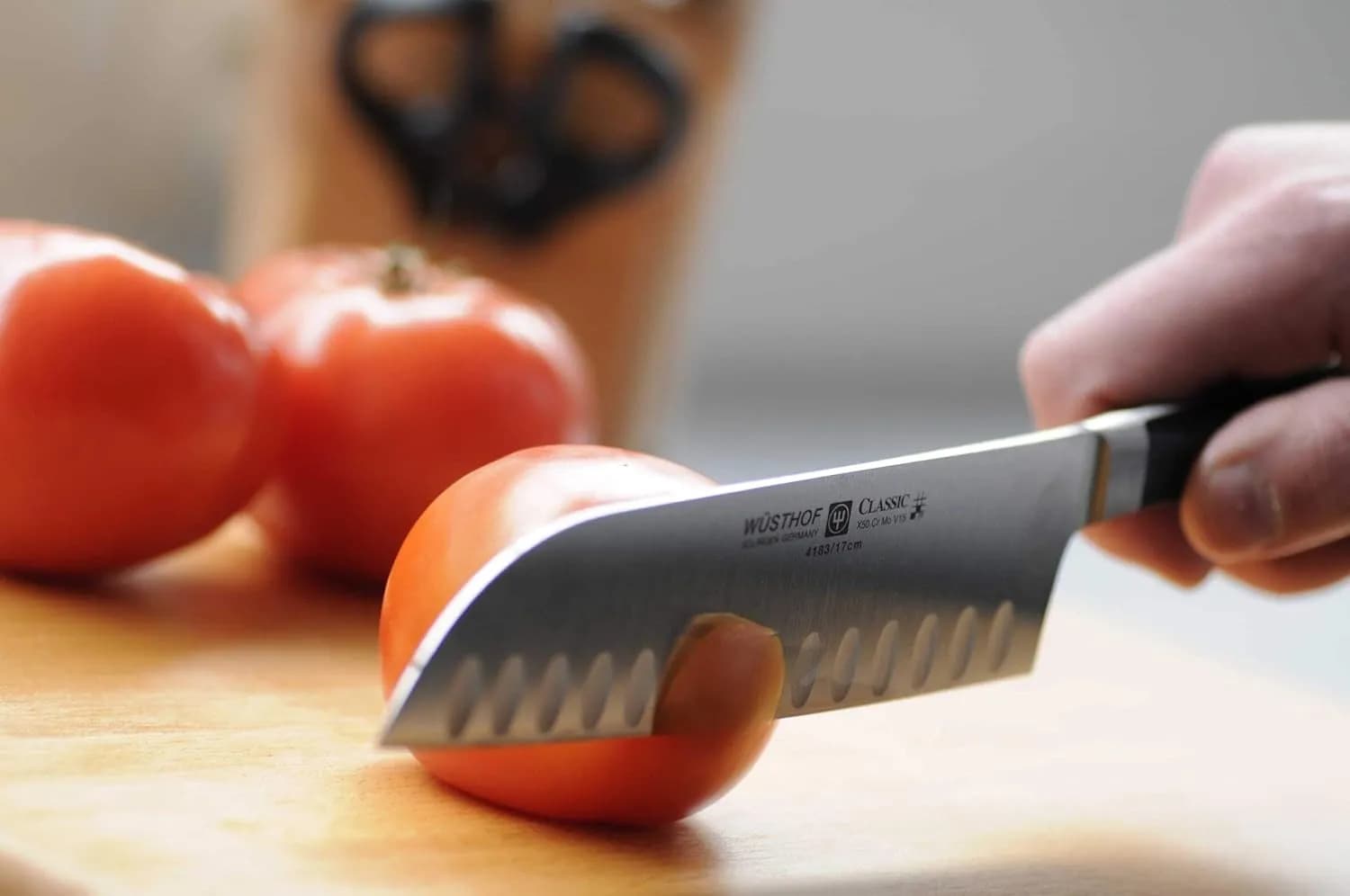 Wüsthof Classic Cuchillo Santoku Alveolado 17 cm