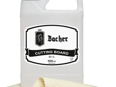 Bacher Aceite Mineral Alimentario para Tabla de Cortar de Madera - 500 ml (vista 1)