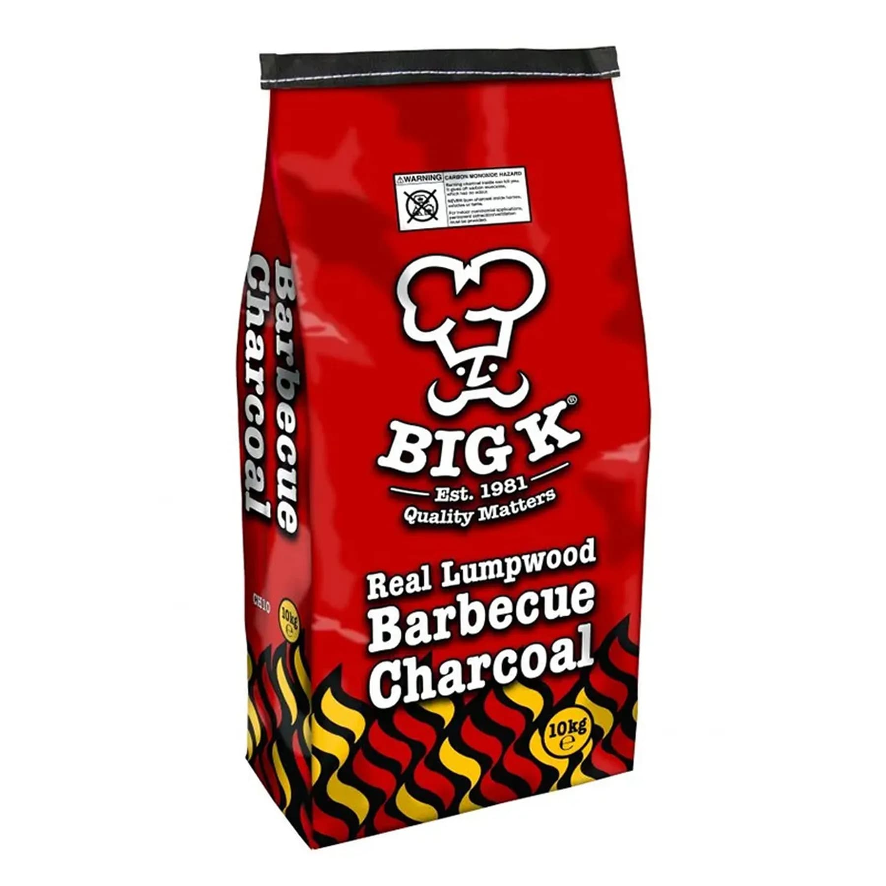 Big K Real Lumpwood carbón vegetal premium 10 kg (vista 1)