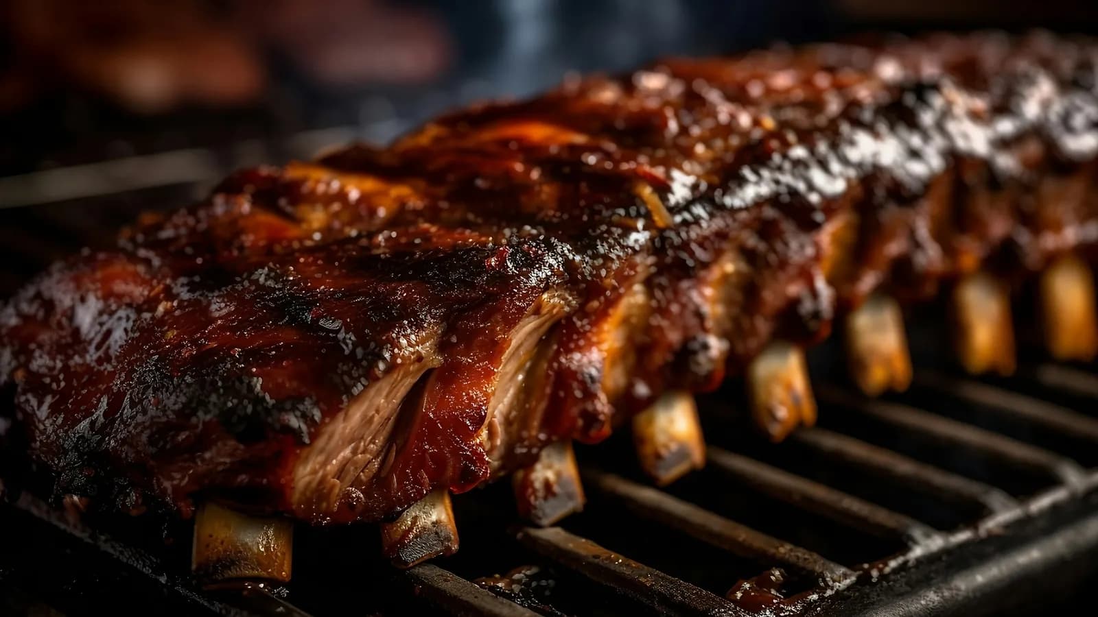 Costillas a la brasa estilo St. Louis