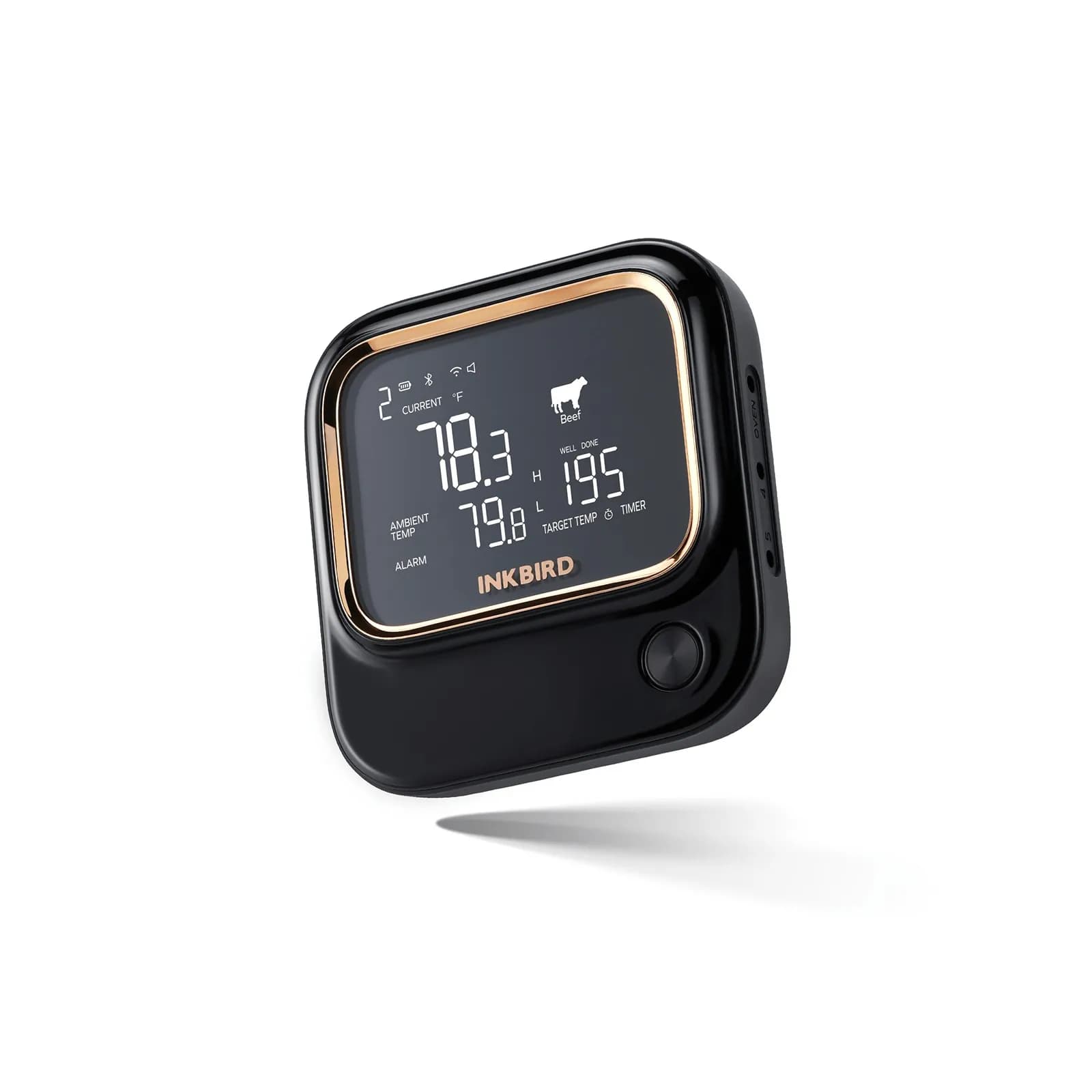 Inkbird IBT-26S termómetro WiFi + Bluetooth con 6 sondas (vista 1)