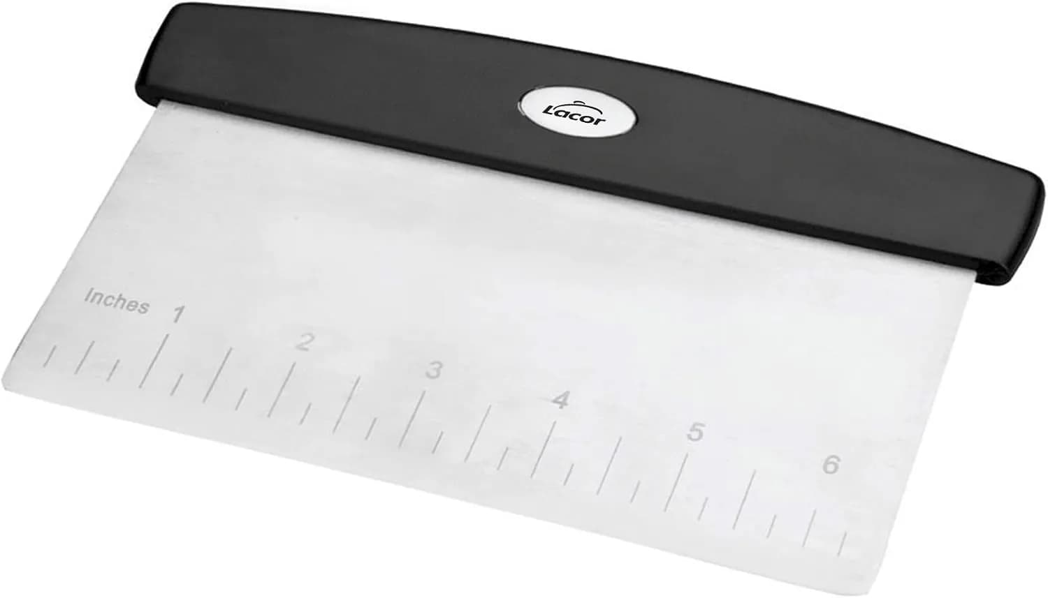 Lacor 67029: rasqueta de panadero de acero inoxidable con mango (vista 1)