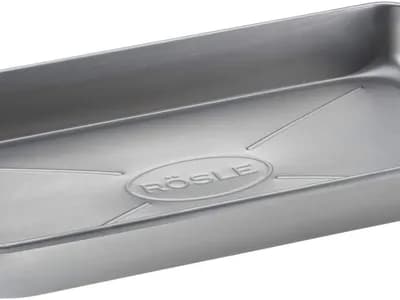 Rösle Fuente Universal Pro para Barbacoa con Borde Alto para Adobar, Servir O Como Bandeja de Goteo para Barba (vista 1)