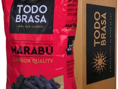 TODOBRASA Carbón Marabú Premium Ecológico 10 kg