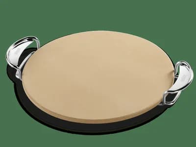 Weber 8836 Gourmet BBQ System piedra para pizza con bandeja (vista 1)
