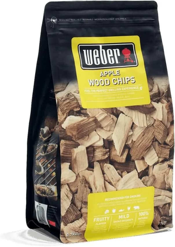 Weber virutas de manzano para ahumar 700 g